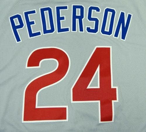 2021 Chicago Cubs Joc Pederson 24 Igra Izdana siva Jersey 46 DP15339 - Igra Polovni MLB dresovi