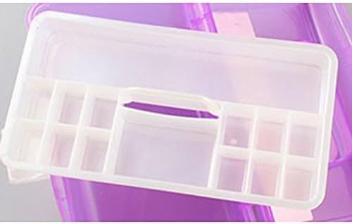 Nut - NOVO 2017 3 sloja za skladištenje plastike za nokte za čavke za umjetnost Box COSMTIC Alati Držač