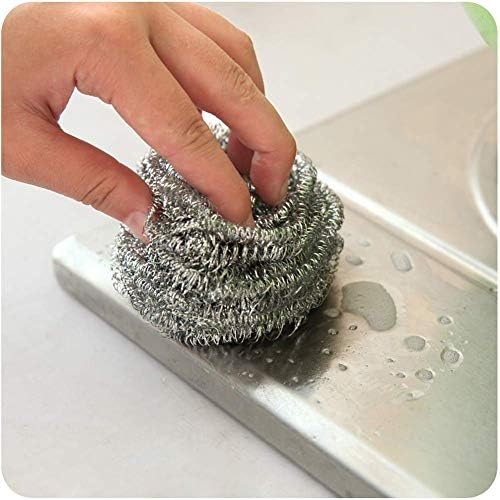 Čelična kugla za pranje posuđa čišćenje Kugla za čišćenje kuhinje čišćenje pribor od nehrđajućeg