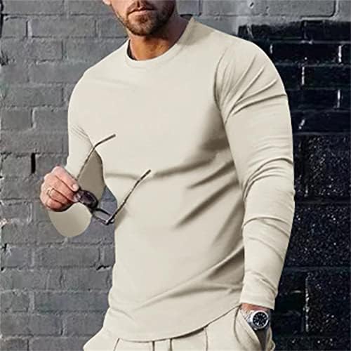 Jeke-dg muški duks dugih rukava s dugim rukavima labava majica za trčanje odjeća uzročno pulover