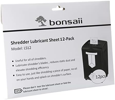 Bonsaii C169-B drobilica i listovi za mazivo od 12 pakovanja