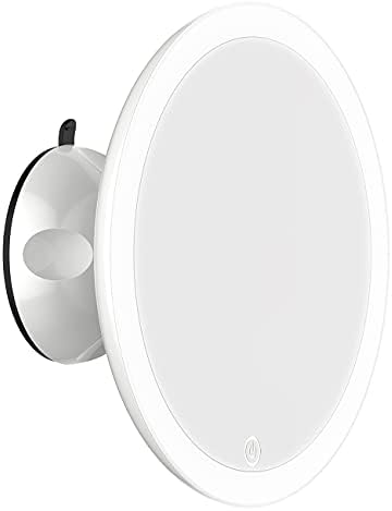 Touchbeauty tuš ogledalo bez magle za brijanje, 7x uvećavajuće ogledalo za šminkanje sa LED, Punjivo