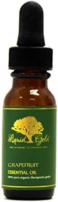 0,6 oz sa staklenim kapljicama Premium grejpfrut esencijalnog ulja čiste organske prirodne aromaterapijom