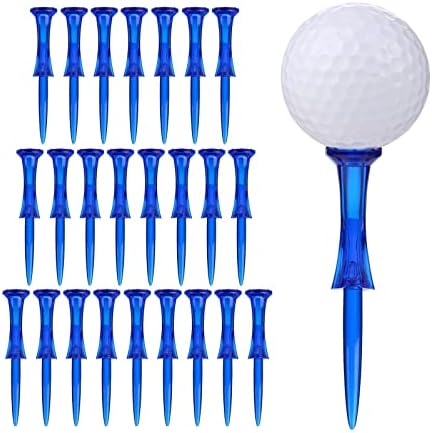 WMAWJBT Golf Tees 3-1/4 50 Count Plastic Golf Tees Reduced Friction & strana obrtanje profesionalni