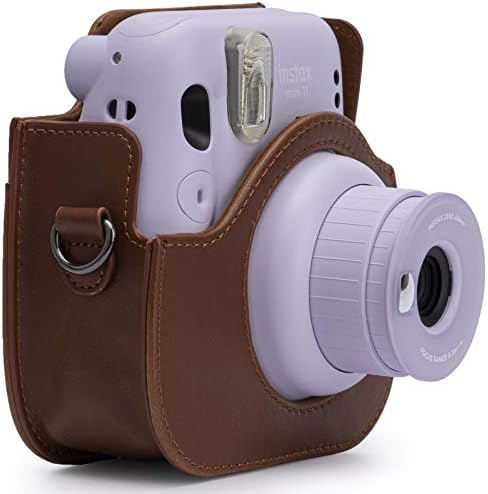 Frankmate PU kožna futrola za kameru kompatibilna sa Fujifilm Instax Mini 11 12 Instant kamerom sa
