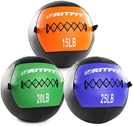 RitFit medicinska lopta / Lopta za težinu / meka medicinska lopta / zidna medicinska lopta / Lopta od mekog zida