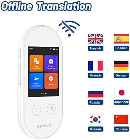 Xupurtlk jezik prevodilac uređaj sa AI glas prevodilac Slika Slika prevođenje 108 jezika Bijela