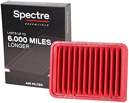 Spectre Essentials Filter za vazduh motora K & N: Premium, 50-postotni vijek trajanja: Odgovara 2006-2019 Toyota
