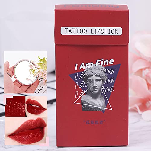 20 kom Box Tattoo ruž za usne cigareta pamučni bris, jednokratni prijenosni trajni ruž za usne,