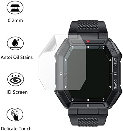 AEMUS (6 pakovanja kompatibilno sa zaštitnikom zaslona Bassizo Smart Watch, kompatibilan sa Eigiis