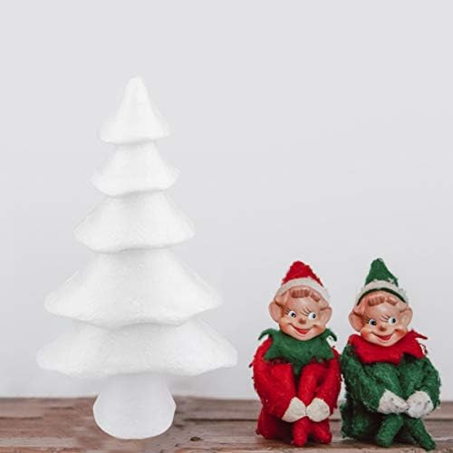 Polistirene pjene kuglice 1pc pjena konuse božićno drvsko obrtni pjena konus bijeli model stabla