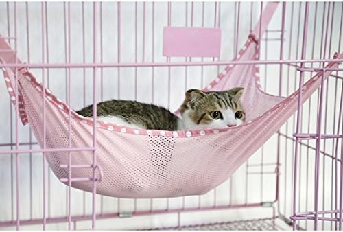 Ljetni prozračni mrežasti krevet za viseću mrežu za kućne ljubimce Cat-Pink s