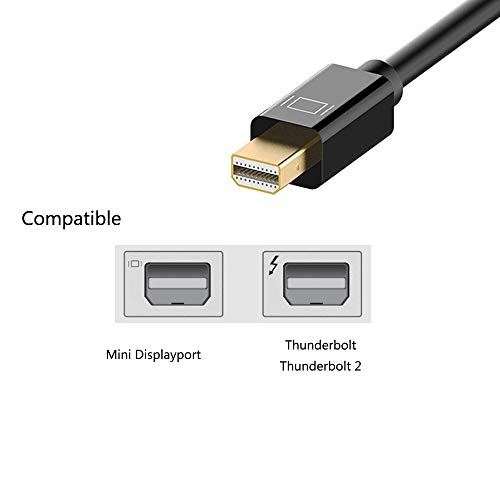 Anbear Mini DisplayPort do HDMI adapter Thunderbolt u HDMI kabl, pozlaćeni HDMI u Mini DisplayPort