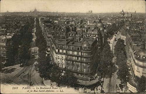 Le Boulevard Henri V et la Rue Saint-Antoine Paris, Francuska originalna antička razglednica