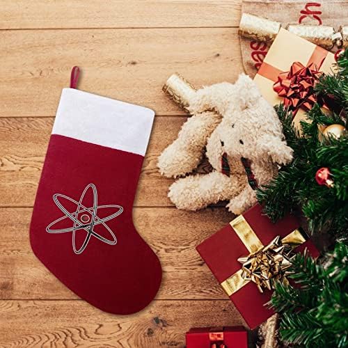 Fizika personalizirana božićna čarapa Početna Xmas stablo Kamin Viseći ukrasi