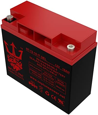Neptun Power Products NT12-18it Gel 12V 18Ah Zamjena za CA12180 SLA zapečaćena olovna kiselina Puna AGM baterija