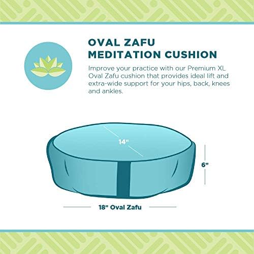 Grah proizvodi Zafu meditacija jastuk-okrugli & XL Oval-ručno izrađen u SAD-u s organskim materijalima