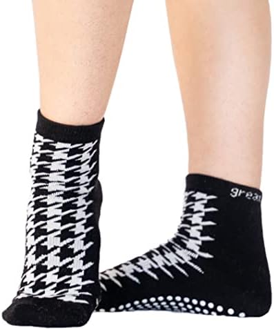Great Ćiščići Grippy Crew Sock - Neizmjestičke ljepljive čarape za jogu, pilates, barre, radeći i svakodnevno