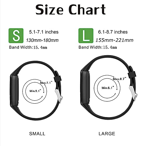 Eieuuk Watch Bands kompatibilni sa fitbit luxe / luxe se smartwatch, tankim mekim silikonskim sportskim ručnim