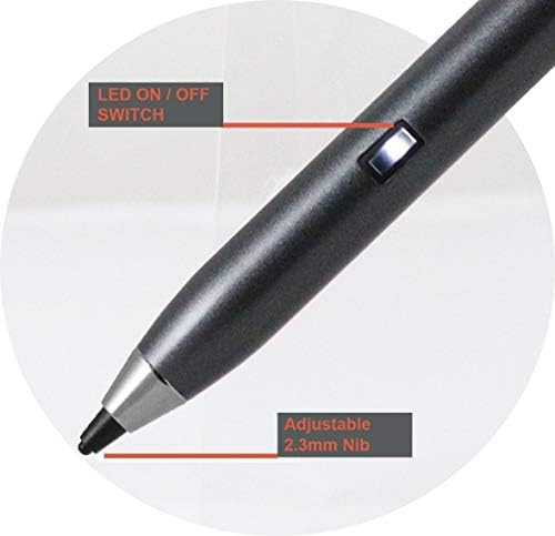Bronel siva Fine tačaka digitalna aktivna olovka kompatibilna sa Acer Chromebookom 14 CB3-431 14 inčni