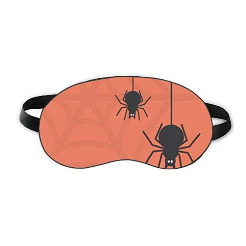 Crni insekt Spider Cobweb Ilustracija Sleep Eye Shield Soft Night Poklopac za sjenilo