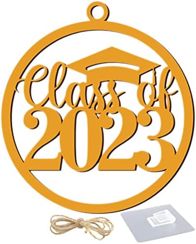 LogoFun klasa 2023 Drveni znak Diplomirani izrez potpisuje diplomski party Viseće ukrase