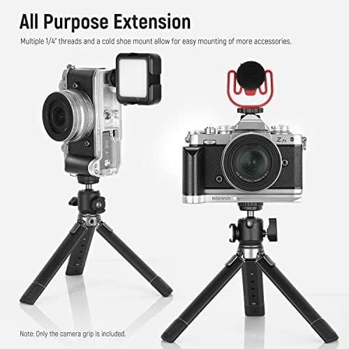 Neewer kamera za pregradu Nikon Z FC, rukovanje od aluminijske legure L sa retro kožom ručicama,