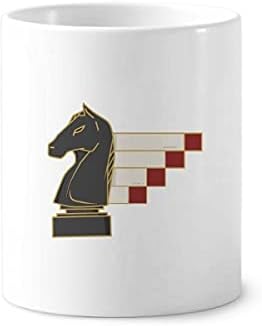 Knight šahovski komadi Cheval Horse četkica za četkicu za četkicu za četkicu za zube Peg CERAC štand
