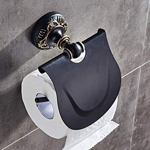 XXXDXDP Crni toaletni držači za toaletni papir, kupaonica tkiva kutija od aluminijski toaletni papir ručnik