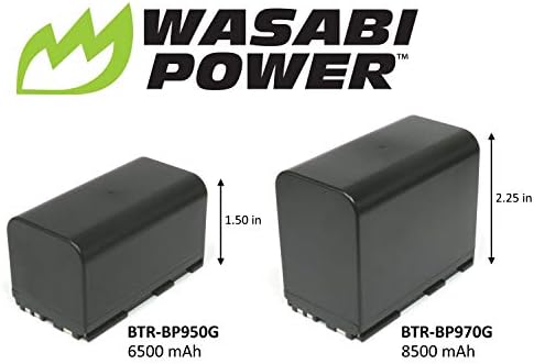 Baterija i punjač Wasabi za Canon BP-950G, BP-955 i Crveni komodo 6k