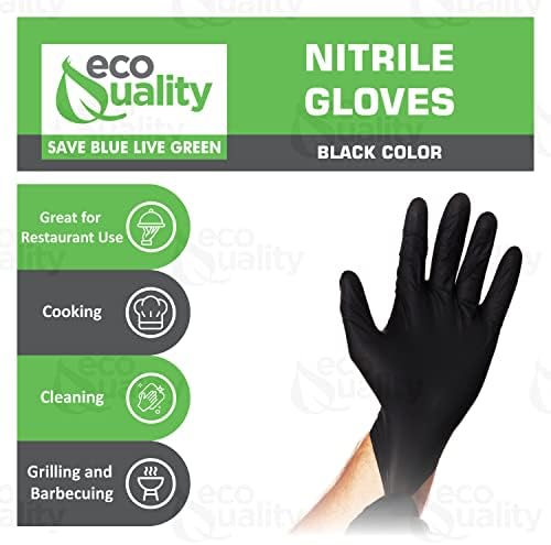 Ekokvalitet za jednokratnu nitrilnu nitrilnu rukavice - teška dužnost, puder, bez lateksa, nesterilni,