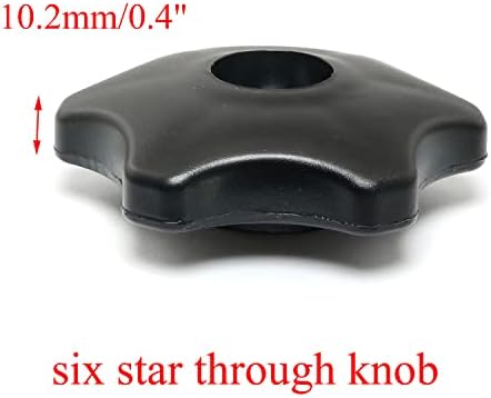 Pro Bamboo Kitchen 2kom T-Track Knob sa šest tačaka Star perforirano dugme 5 / 8inch-18 kroz dugme za rupu
