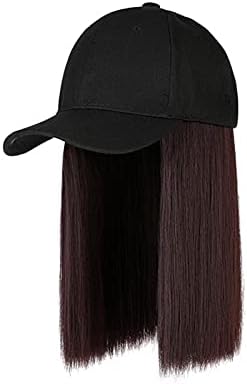 mmknlrm priložena frizura za kosu Bejzbol perika duga kosa Podesiva kapa za kosu ravna kapa perika E39 kopča