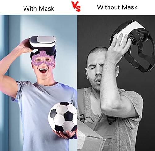 VR maska traka za znoj za Oculus Go Quest 2 Podesiva zaštita od znoja za VR slušalice prozračna