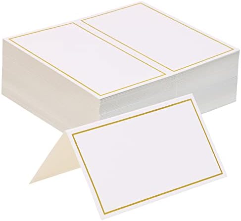 Mjesto kartice Penta Angel 100kom mali Kraft papir sto Broj ime šator kartice sa zlatnom folijom