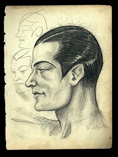Vincent zito karikatura iz 1920. godine Rudolph Valentino autografirao je Valentino