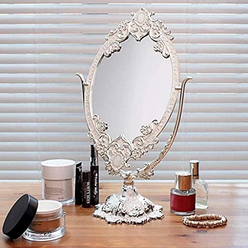 ATAAY Kozmetičko ogledalo ogledalo za presvlačenje, veliko ogledalo za toaletni sto sa postoljem, dvostrano
