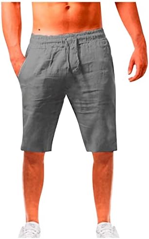 ADSSDQ Hlače Muškarci, Muške modne kratke hlače Ležerne prilike ravne pune boje u boji sa džepom Muške kratke