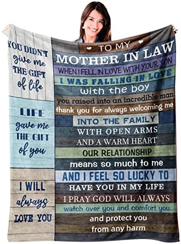 MossLink majka u pravnom poklonu od kćeri u zakonu bacaju pokrivače za majku u pravu poklon za rođendan božićne