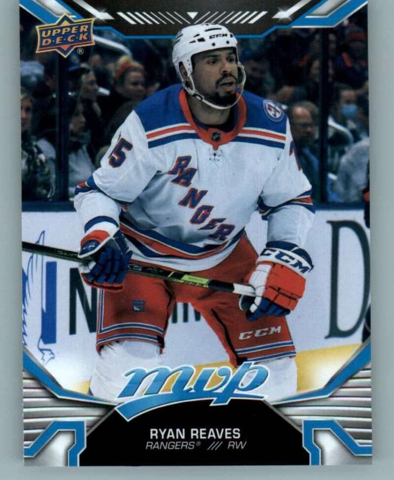 2022-23 Gornja paluba MVP 52 Ryan Reaves New York Rangers NHL hokejaška trgovačka kartica