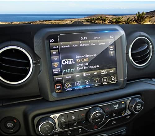 Coleya 2018-2022 2023 Wrangler zaštitnik ekrana za Jeep Wrangler 8,4-inčni ekran osetljiv na dodir,