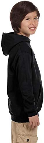 ŠAMPION Dvostruka suha akcija za suhe Omladinu Fleece pulover crna
