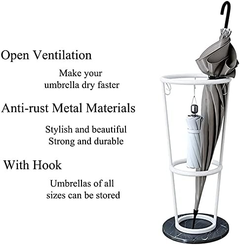 Šalbe za kišobran u zatvorenom metalnom kišobranu Otvoreni ventilacija Mramorna baza Creative Creation Skladišni