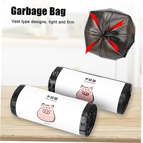 Snažne i prijenosne 5L kućne vreće za smeće - set od 2 rola | Vest Type Dizajn Jednostavan za upotrebu