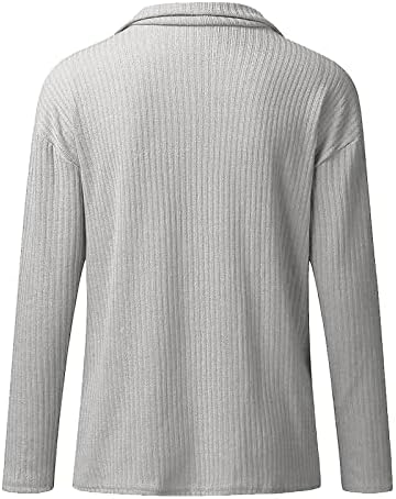 Ženske dukseve za Crewneck stalci zakonske patent zatvarača pulover Plint džemper Top preveliki džemperi