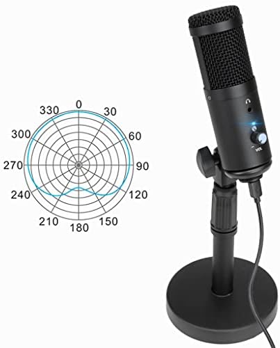 WIONC stoni metalni USB mikrofon, profesionalni kondenzatorski mikrofon, pogodan za striming