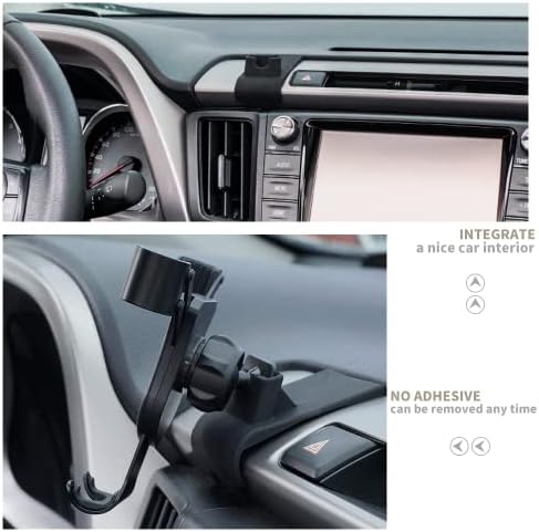 KucOk Auto držač mobitela Mount Fit za Toyota RAV4 2013-2018, Ruke Besplatni držač telefona Custom