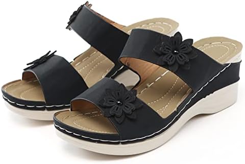 Ljetne sandale za žene Trendi ljetni klinovi Sandale Blokiraj Chunky Heeld Moderne casual cipele