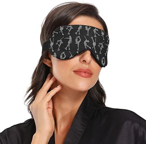 Unisex Sleep maska ​​za oči I-Love-Slika za spavanje Sleep Maska Komforno pokrivač za spavanje za spavanje