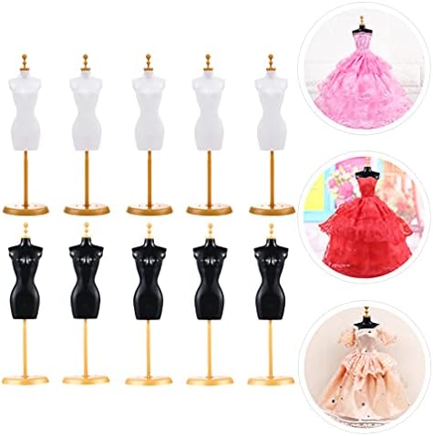 Haceafty Girl Toys 10pcs Doll haljina haljina plastična krpa Dižur Demontažni ekran Podrška
